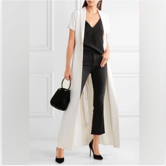 Gianvito Rossi tuxedo velvet and satin pumps size 37.5